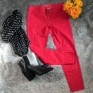 Elle~Paris~NY~ pink/Coral Jeans Size 8